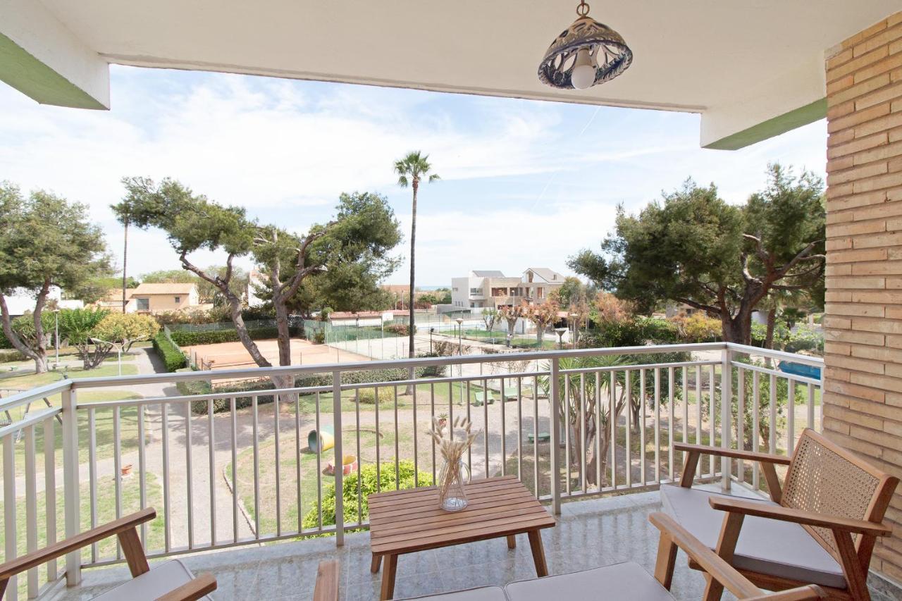 Global Properties, Apartamento Con Terraza Y Piscina A Un Paso De La Playa Canet d'En Berenguer Extérieur photo